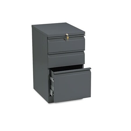 Hon HON, EFFICIENCIES MOBILE BOX/BOX/FILE PEDESTAL, 15W X 19.88D X 28H, CHARCOAL 33720RS
